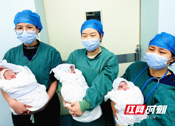 52岁供精供卵_母女平安！高龄试管三胞胎孕妈在永州市中心医院顺利分娩